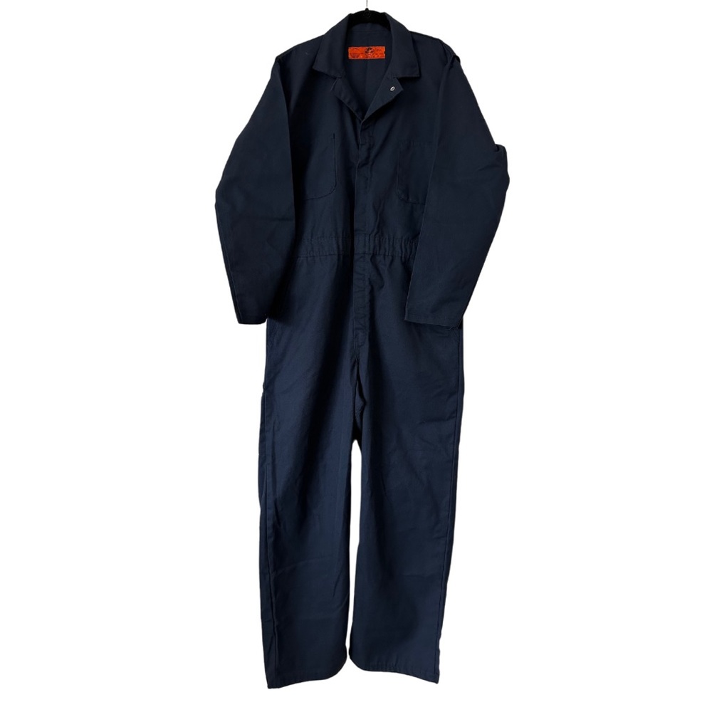 Red Kap Long Sleeve Speedsuit Mechanic Work Coveralls 44 R Large